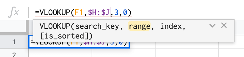 F4-tangeten i Google Sheets gör att man kan byta mellan relativa och absoluta referenser.